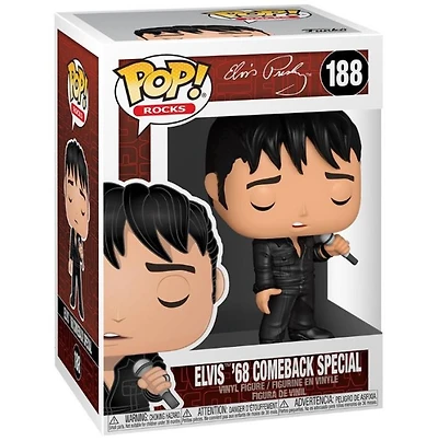 Funko Pop - Elvis Presley 1968 Comeback (Special Diamond Glitter) EE Exclusive [188]