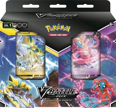 Pokemon TCG: Pokemon V Battle Deck Bundle (Zeraora vs. Deoxys)