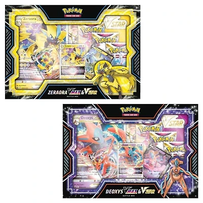 Pokemon TCG: Pokemon (Deoxys or Zeraora VMAX & VSTAR) Battle Box (1 Random Box)