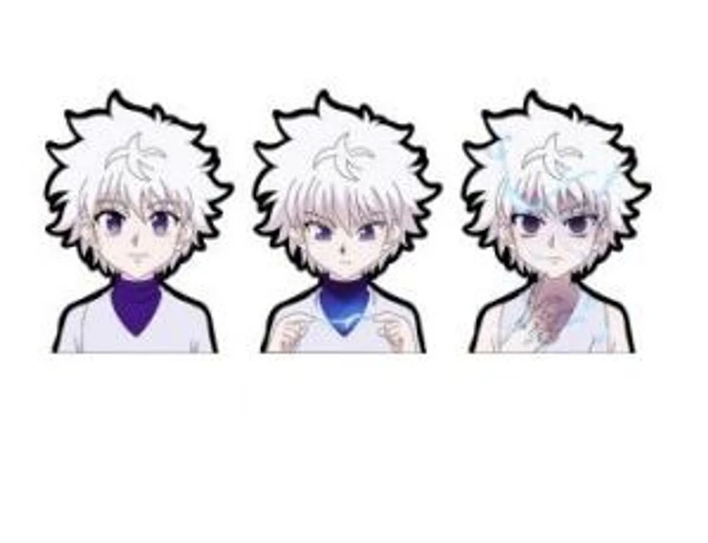 3D (SMALL) Motion Sticker (Hunter X Hunter) Killua