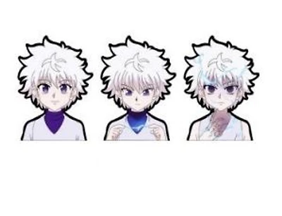 3D (SMALL) Motion Sticker (Hunter X Hunter) Killua