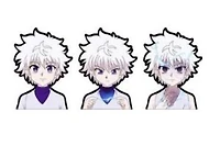 3D (SMALL) Motion Sticker (Hunter X Hunter) Killua