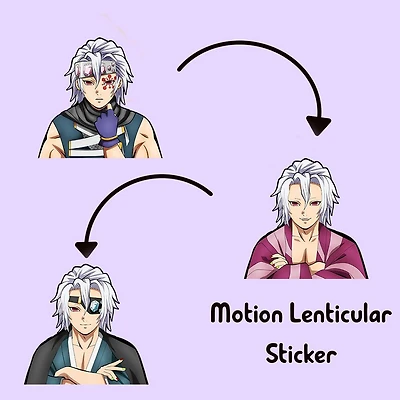 3D Motion Sticker (Demon Slayer) Tengen Uzui