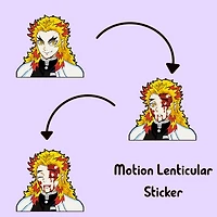 3D Motion Sticker (Demon Slayer) Rengoku