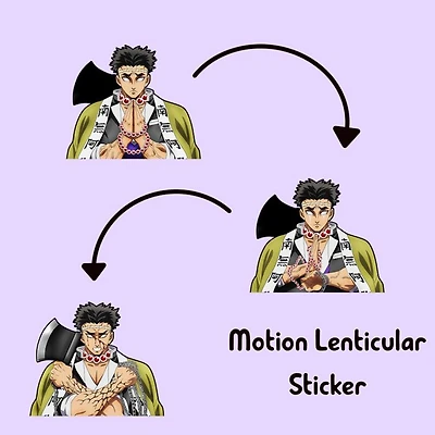3D Motion Sticker (Demon Slayer) Gyomei Himejima