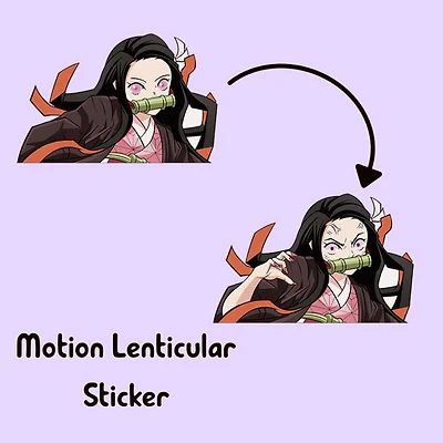 3D Motion Sticker (Demon Slayer) Nezuko Kamado #5
