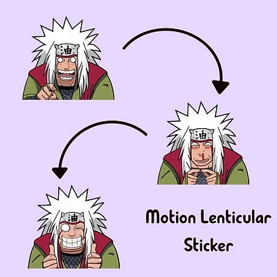3D Motion Sticker (Naruto) Jiraiya