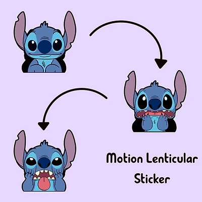 3D Motion Sticker (Stitch
