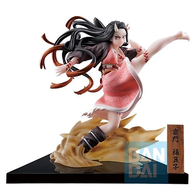 Figure Bandai - Nezuko Kamado Demon Form Advancing Version (The city where demons dwell) "Demon Slayer: Kimetsu no Yaiba" Bandai Spirits Ichibansho