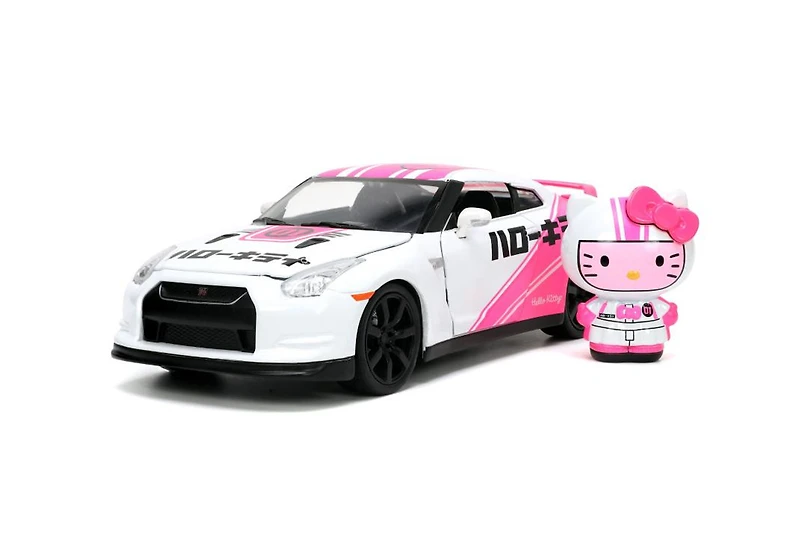 Model Car - 1:24 Hello Kitty Tokyo Speed Nissan 2009 GT-R (R35)