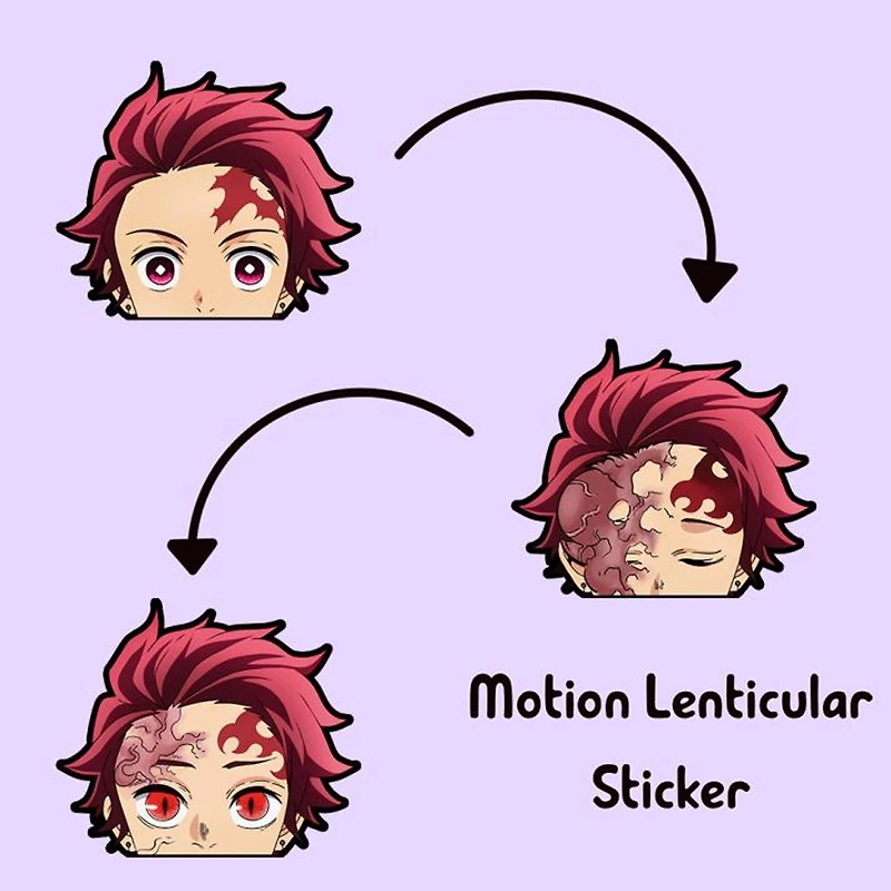 3D Motion Sticker (Demon Slayer) Tanjiro Kamado [Head]