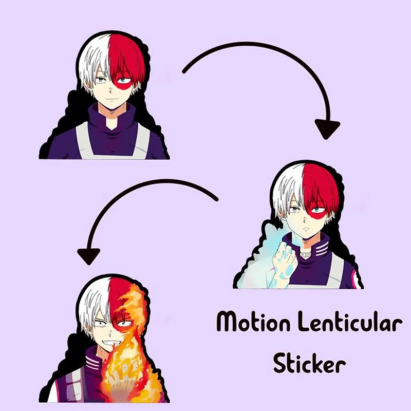 3D Motion Sticker (My Hero Academia) Todorok Shoto