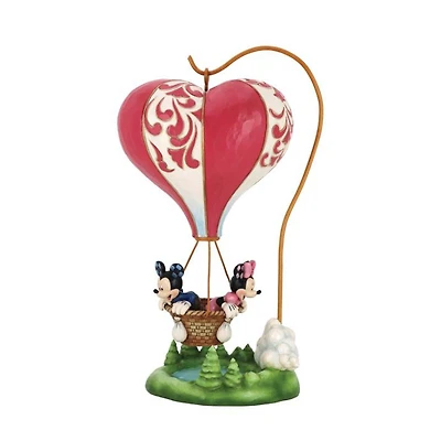 Disney - Mickey Mouse and Minnie Mouse Heart-Air Balloon (Jim Shore)