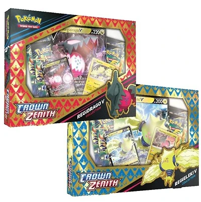 Pokemon TCG: Sword & Shield - Crown Zenith Collection - Regieleki V or Regidrago V (1 Random Box)