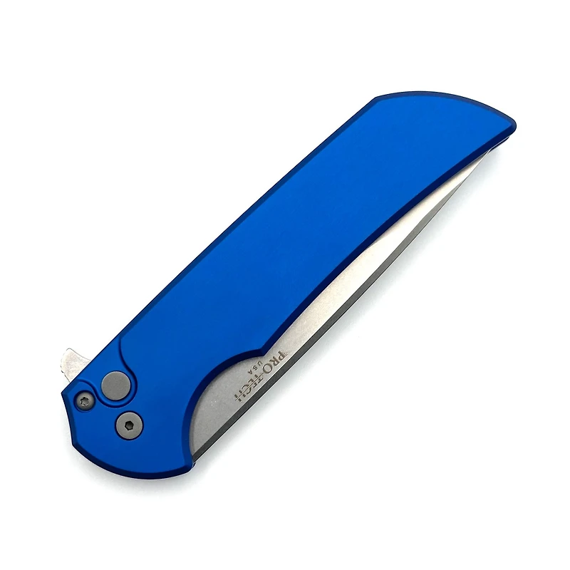 Pro-Tech Mordax Flipper Knife Blue (3.50" Stonewash MagnaCut) MX101-Blue