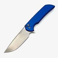 Pro-Tech Mordax Flipper Knife Blue (3.50" Stonewash MagnaCut) MX101-Blue
