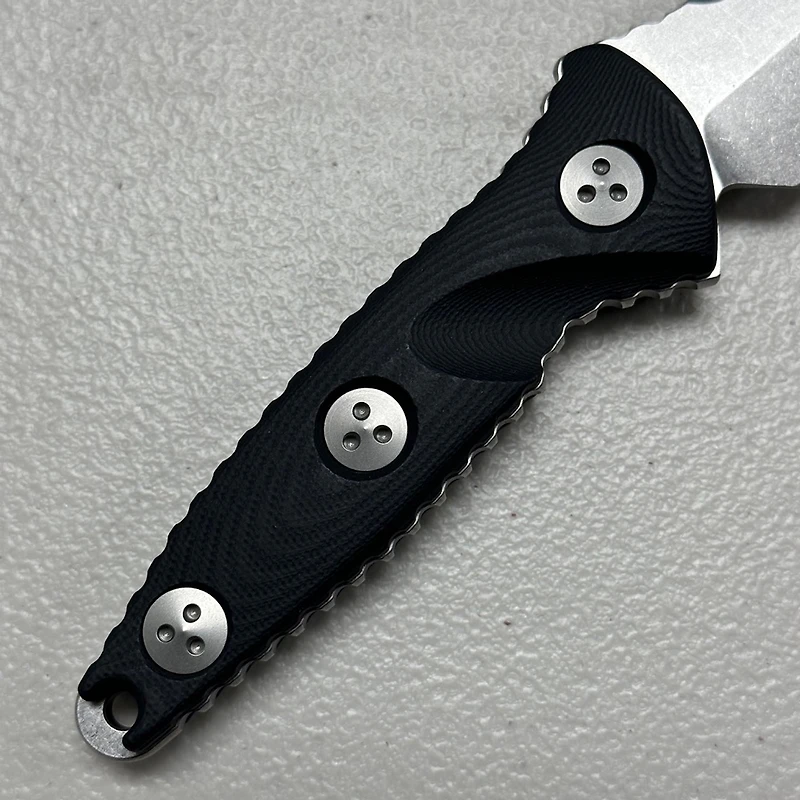 Microtech Socom Alpha Mini Fixed Blade G-10 (3.72" Stonewash M390) 113M-10