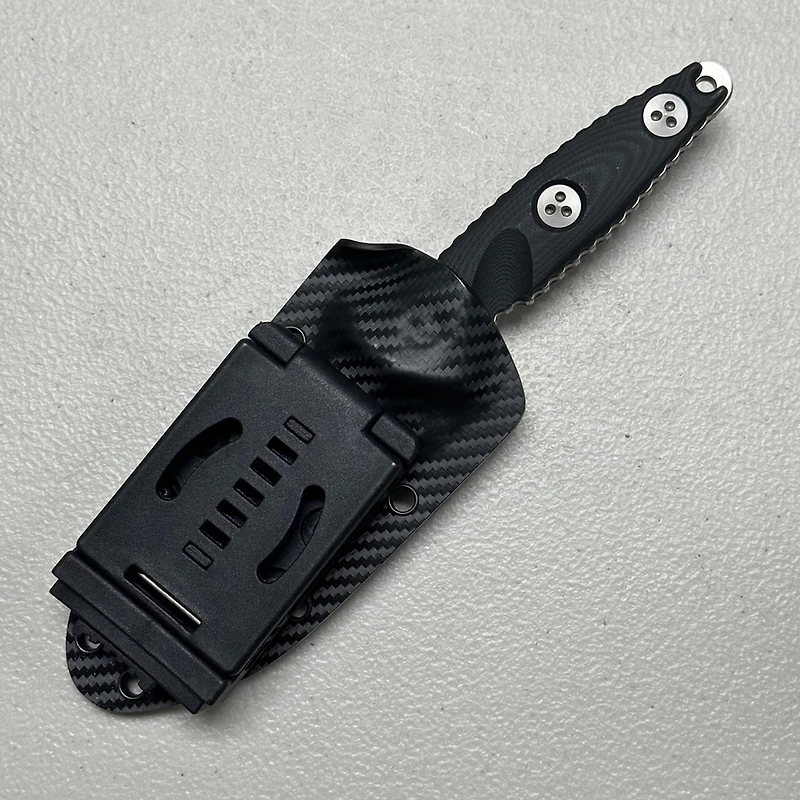 Microtech Socom Alpha Mini Fixed Blade G-10 (3.72" Stonewash M390) 113M-10