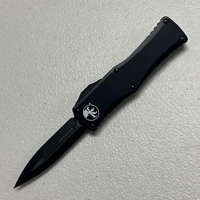Microtech Hera Tactical Black OTF Double Edge (3.125" Black) 702-1T