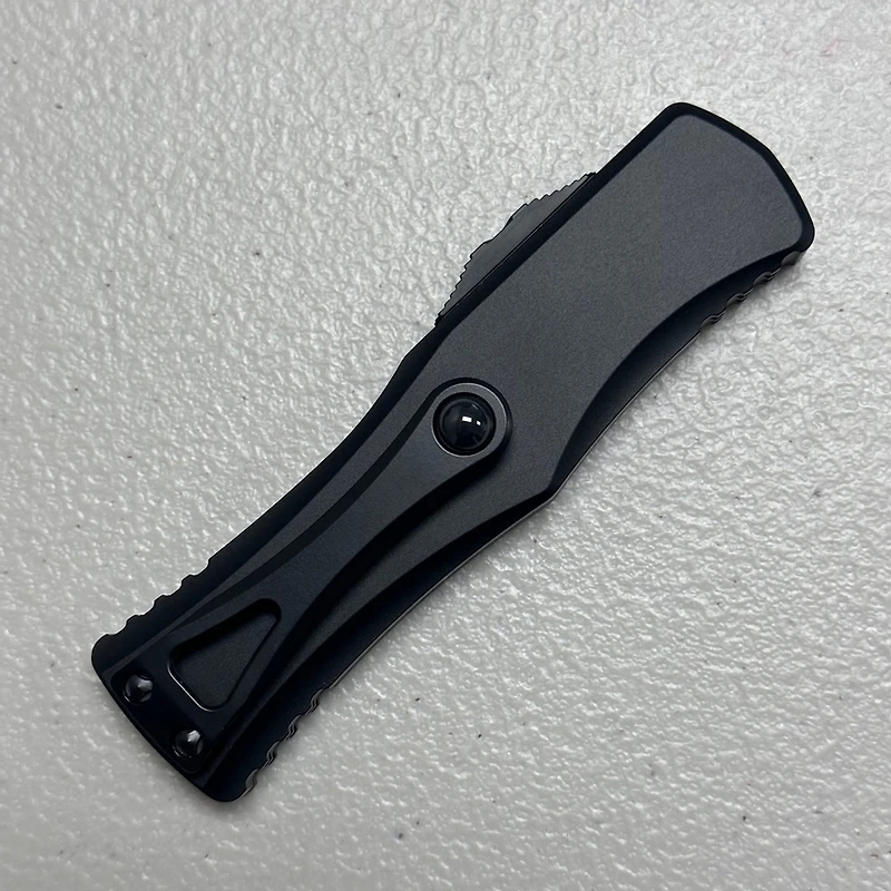 Microtech Hera Tactical Black Partial Serrated OTF Double Edge (3.125" Black) 702-2T