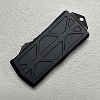 Microtech Exocet All Black Tactical OTF Knife Double Edge (1.98" Black ) 157-1T