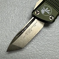 Microtech Mini Troodon OD Green OTF Tanto (1.99" Bronze M390) 240-13OD