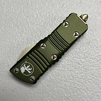 Microtech Mini Troodon OD Green OTF Tanto (1.99" Bronze M390) 240-13OD