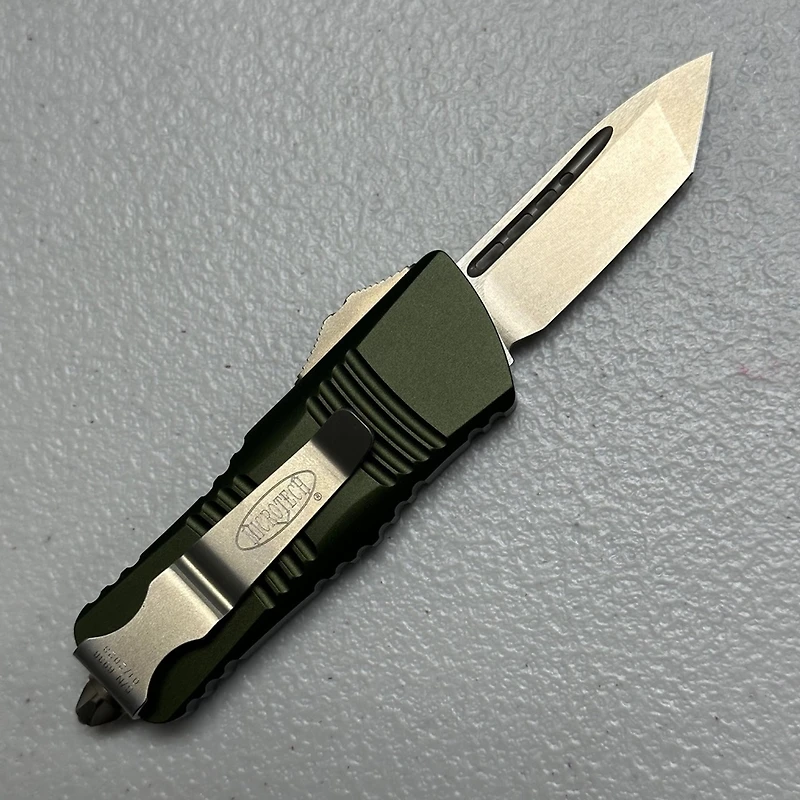 Microtech Mini Troodon OD Green OTF Tanto (1.99" Bronze M390) 240-13OD