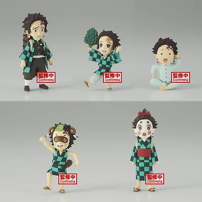 Figure Anime - Tanjiro Kamado Mini Collection (Series 1 Assorted) - Demon Slayer: Kimetsu no Yaiba World Collectable [1 Random Box]