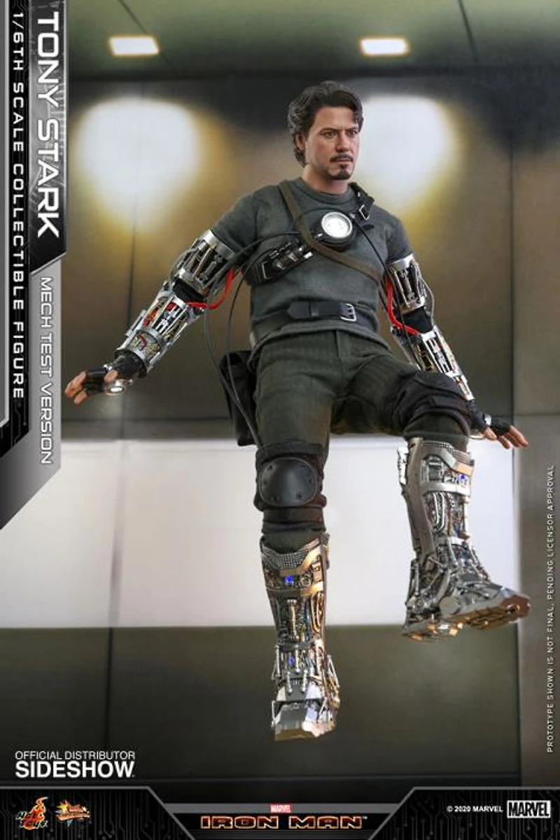Figure Marvel - Tony Stark (Mech Test Deluxe Version) "Iron Man" Sixth Scale Figure (Hot Toys)