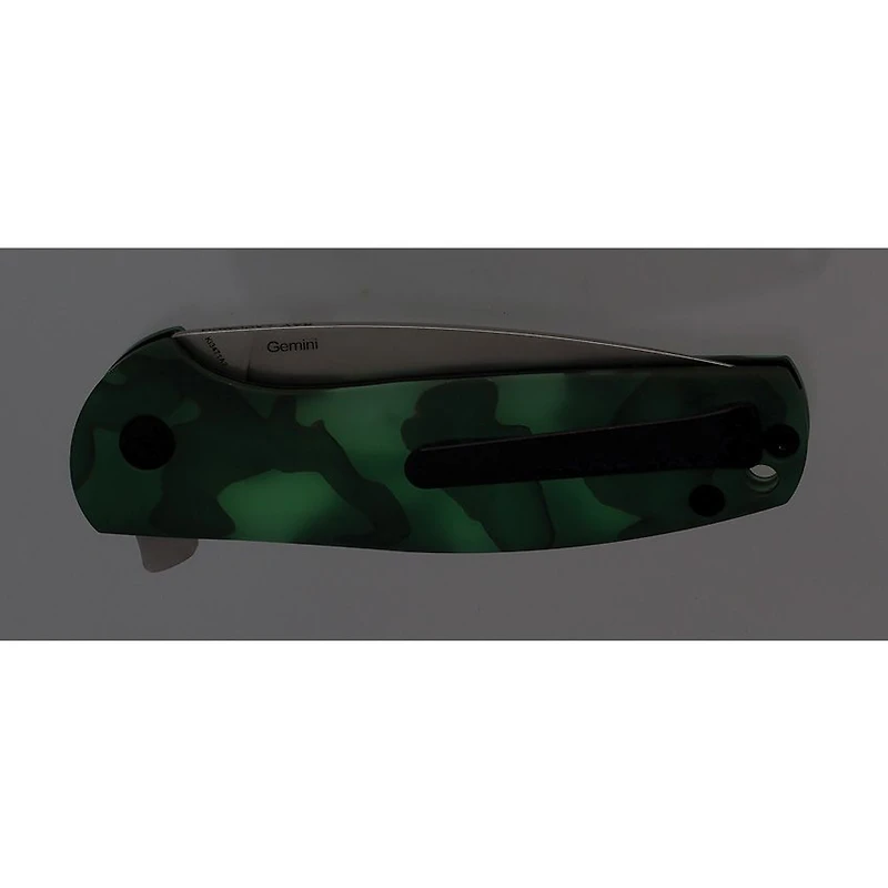 Gemini (Raffir) Pocket Knife [3.12" Stonewash S35VN] Kizer Cutlery Ki3471A2