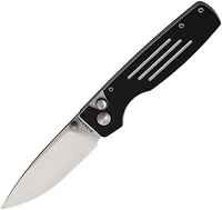 Original (Black & White) G-10 Button Lock Pocket Knife [2.98" Satin 154CM] Kizer Cutlery V3605C2