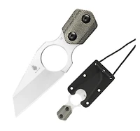 Variable Wharncliffe (Micarta) Fixed Blade [3.425" Satin D2] Kizer Cutlery 1052A1