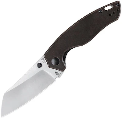 Towser K Liner Lock [Black Copper] Pocket Knife (3.39" Stonewash 154CM) Kizer Cutlery V4593C3