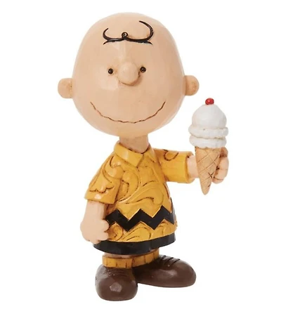 Disney - Mini Charlie Brown with Ice Cream "Peanuts" (Jim Shore)