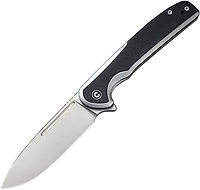 CIVIVI Voltaic Flipper Knife Black G-10/Steel (3.50" Bead Blast 14C28N) C20060-2
