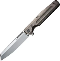 WE Knife Reiver Flipper Knife Bronze Titanium (3.97" Bead Blasted S35VN) WE16020-3