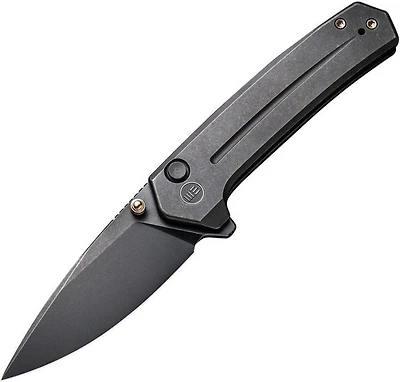 WE Knife Culex Flipper Knife Black Titanium (3" Black Stonewash 20CV) WE21026B-2