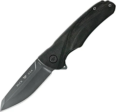 Buck Sprint Pro OPS Black Micarta Pocket Knife (3" Black S30V) 0843BKS