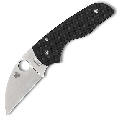 Lil' Native Black G-10 Wharncliffe (2.5" Satin S30V) Spyderco C230GPWC