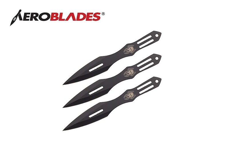 Black Widow (Black) Throwing Knife 6.5" (3pc Set)