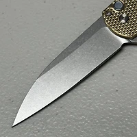 Pro-Tech Malibu Bronze Texture Custom Flipper Knife Wharncliffe (3.25" Stonewash MagnaCut) 5311