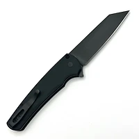 Pro-Tech Malibu Operator Black Flipper Knife Reverse Tanto (3.30" Black DLC 20CV) 5203-OPERATOR