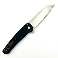 Pro-Tech Malibu Black Flipper Knife Reverse Tanto (3.30" Stonewash 20CV) 5201