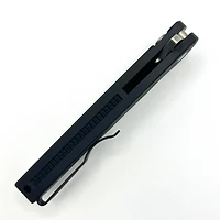 Pro-Tech Malibu Black Flipper Knife Reverse Tanto (3.30" Stonewash 20CV) 5201