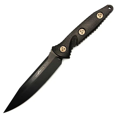 Microtech Socom Alpha All Black Fixed Blade Carbon Fiber (5.45" DLC Black) 113-1DLCCFS