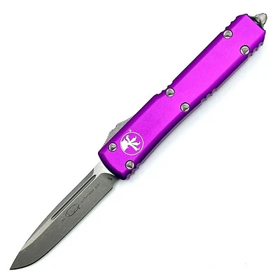 Microtech Ultratech Violet OTF Knife (3.46" Apocalyptic ) 121-10APVI