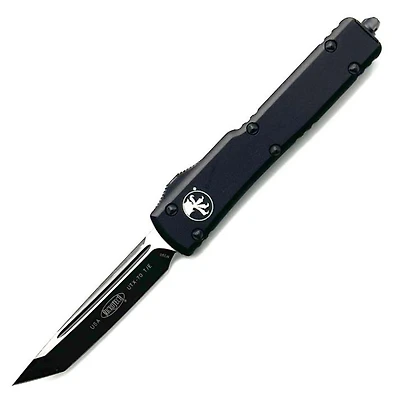 Microtech UTX-70 Black Tactical Tanto OTF Knife (2.41" Black) 149-1T