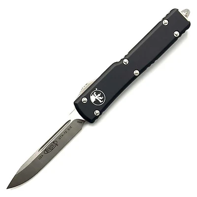 Microtech UTX-70 Black OTF Knife (2.41" Satin) 148-4