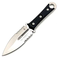 Microtech SBD Fixed Blade Double Edge Double Serrated G-10 (4.375" Stonewash) 201-11